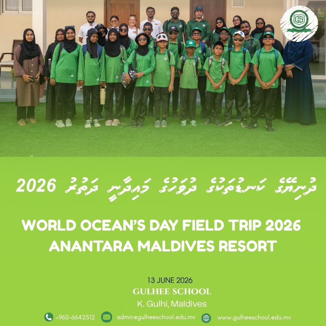 WORLD OCEAN’S DAY FIELD TRIP 2026  ANANTARA MALDIVES RESORT