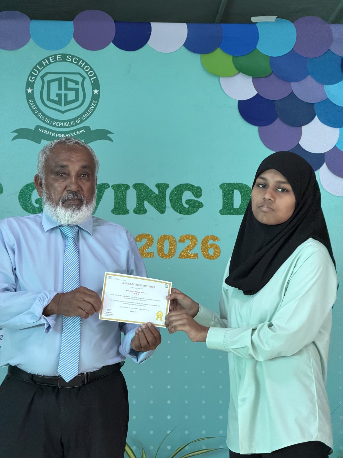 Report Giving Ceremony - First Term 2026
